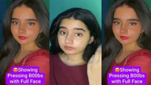 Cute Insta Influencer Most Demanded Viral Video Showing Pressing her Boobs with Full Face Desi Porn MMS