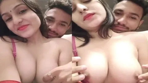 Gorgeous Bhabhi Boob Press From Behind By Lover Desi Porn MMS