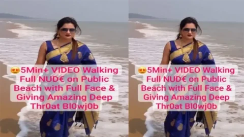 Desi Girls Secret Hot Moments on Nude Beach MMS Porn