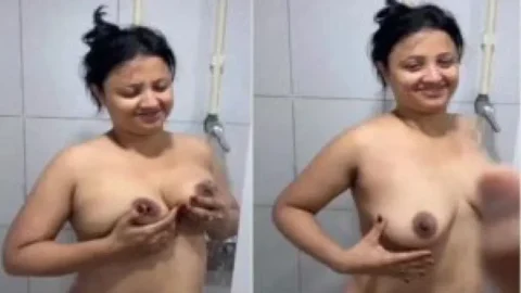 MILF shower bath naked show for lover viral video Desi Porn MMS