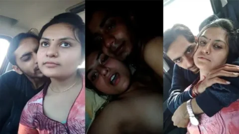 Illegal Affair Enjoying with Lover in Car Riding on Dick HD Porn
