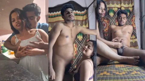 Horny Desi Boudi Rides Hubby s Cock Hard Until He Cums Video MMS