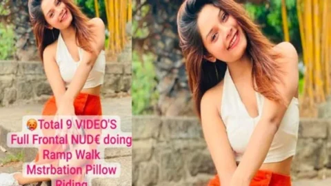 Horny Insta Model Practising Ramp Boobs Pressing Masturbation HD Porn