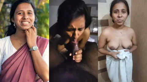 Leaked Nude Tamil Wife Sucks Husband's Cock Deepthroat Blowjob Video Video MMS
