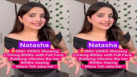Maza Toh aata hai Natasha Busty Showing Boobs Desi Porn MMS