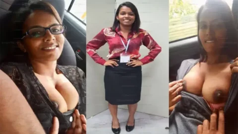 Hot Tamil Office Girls Car Blowjob Secret XXX Video MMS Porn
