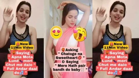 Famous Influencer Gone Crazy Stripping her Red Panty Lying Fully NUDE, Rubbing Pussy HD Porn