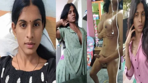 Desi Real Shemale Boyfriend Fucks Her Dick HD Porn