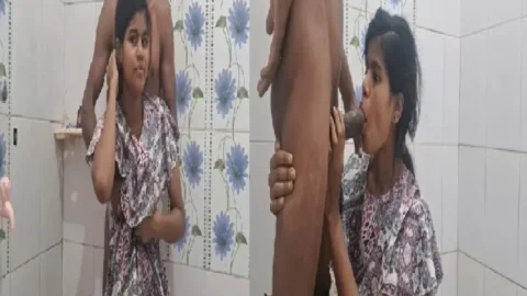 Big boobs sister sucking in bathroom viral incest Desi Porn MMS