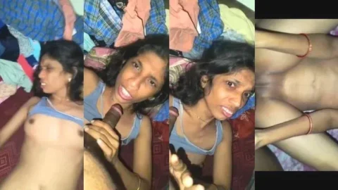 Desi Wife's Sloppy Blowjob and Hard Pussy Fucking Leaked MMS Video MMS