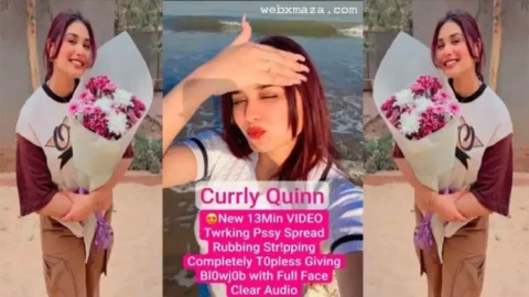 Curly Quinns Private Live Face Leak Goes Viral MMS Porn