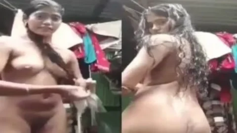 Indian girl nude bathing in village viral clip Desi Porn MMS