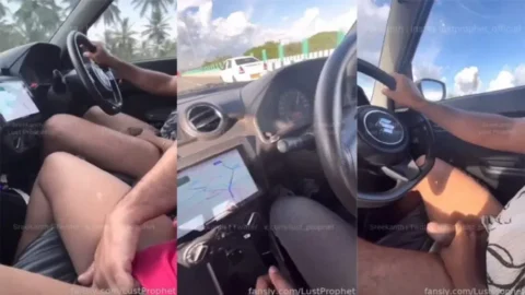 Mallu Bull Sreekanth Women Getting Blowjob while Driving Fucking Forest Resort Desi Porn MMS