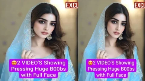 Famous Paki Tiktoker Latest Most Exclusive Viral Stuff Showing Pressing Huge Boobs with Full Face HD Porn