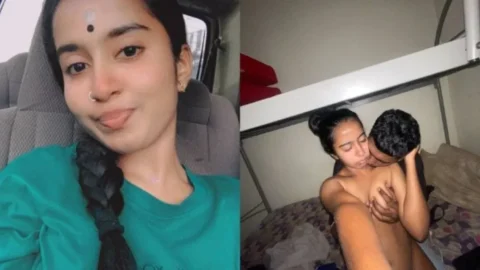 Beautiful Tamil Cute Girlfriend Giving Blowjob,Fucking in Doggy Getting Fingered Desi Porn MMS