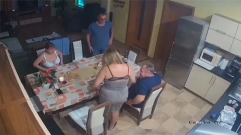 Mature Married Couples Playing Sex Card Games Caught on IP Camera Desi Porn MMS