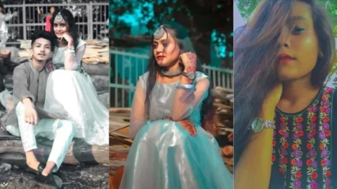 Chapri Tiktoker with GF Exclusive Viral Stuff Accidentally Posted her Video on Insta Story show HD Porn