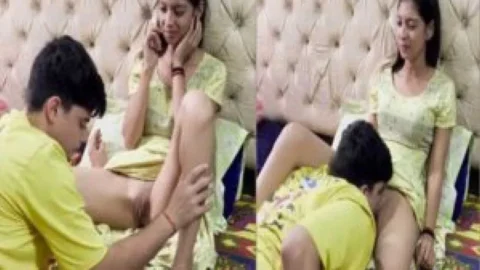 Indian BF eating pussy of GF in hotel room Desi Porn MMS