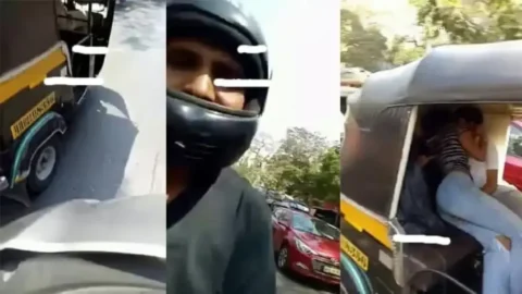 Desi Auto Mein Garam Romance Viral Hua Insta Pe MMS Porn