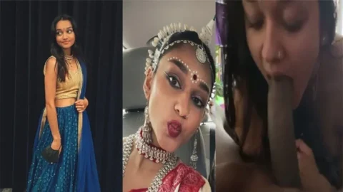 Cute Hot Indian Babe Classic Dancer Sucking Dick Desi Porn MMS