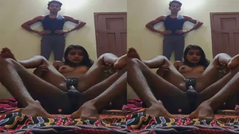 Desi Hardcore Threesome Fuck With Her Two Stepson HD Porn