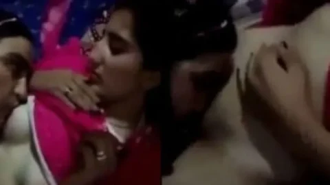 Elder sister displaying pussy of her younger sister Desi Porn MMS