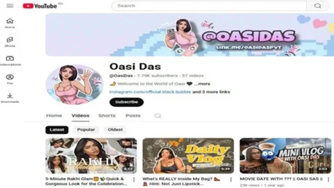 Youtuber Model Oasi Das Pussy Blowjob Fucking Desi Porn MMS